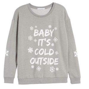 South Parade NWT Baby It’s Cold Outside Pullover